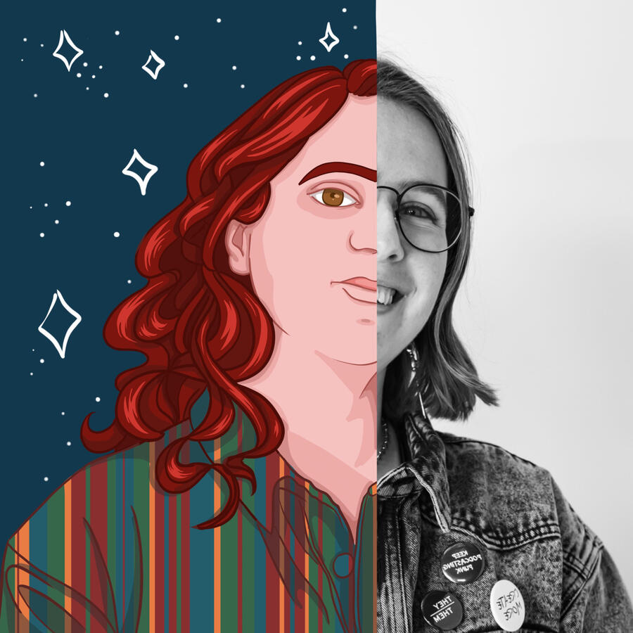 Tal Minear as Emery (they/them)